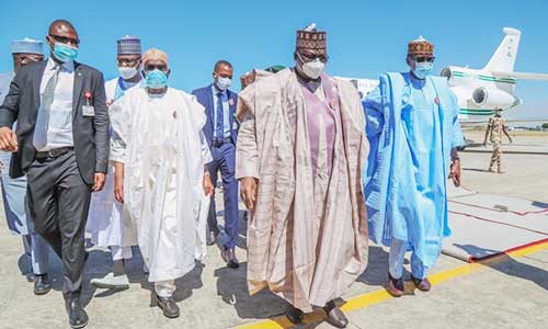 Lawan Leads FG’s Delegation On Condolence Visit To Borno