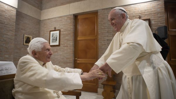 Ex-pope Benedict speaks little, but is lucid: cardinal