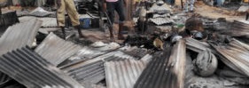 Aderogba community: Armed robbers set shops, buildings ablaze in Ibadan