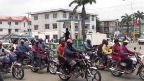 Lagos impounds 100 business motorcycles for violations