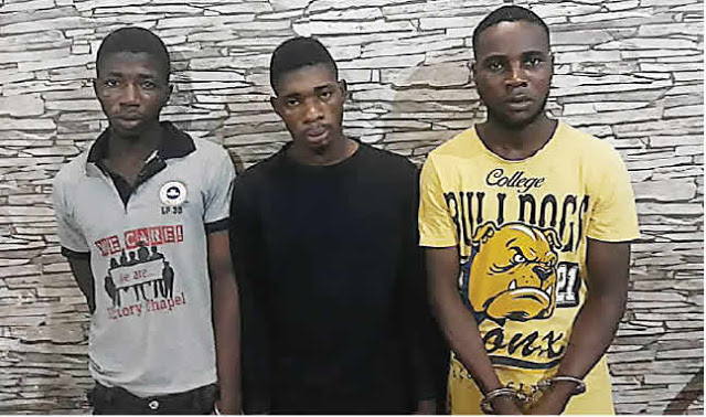 Three nabbed for robbing UK based returnee, neighbour of valuables worth N14m