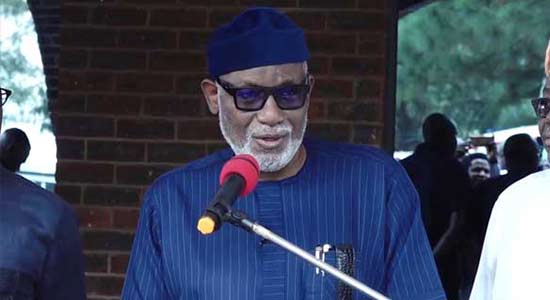 Avoid division, Akeredolu advises NBA