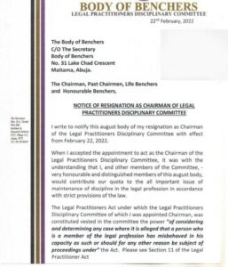 Ukala SAN resigns as Chairman, Legal Practitioners Disciplinary Committee [LPDC]