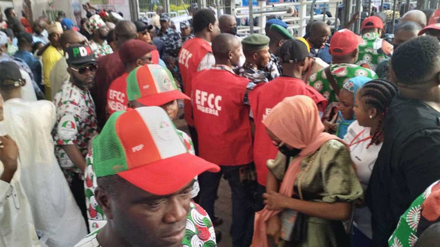 EFCC kicks as PDP supporters prevent arrest of Rivers guber candidate