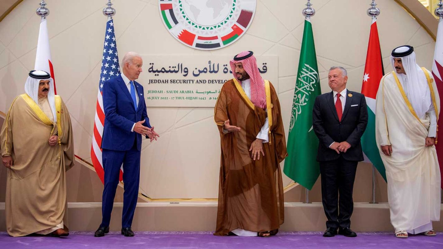 US won’t ‘walk away’ back out from Middle East, Biden tells Arab leaders