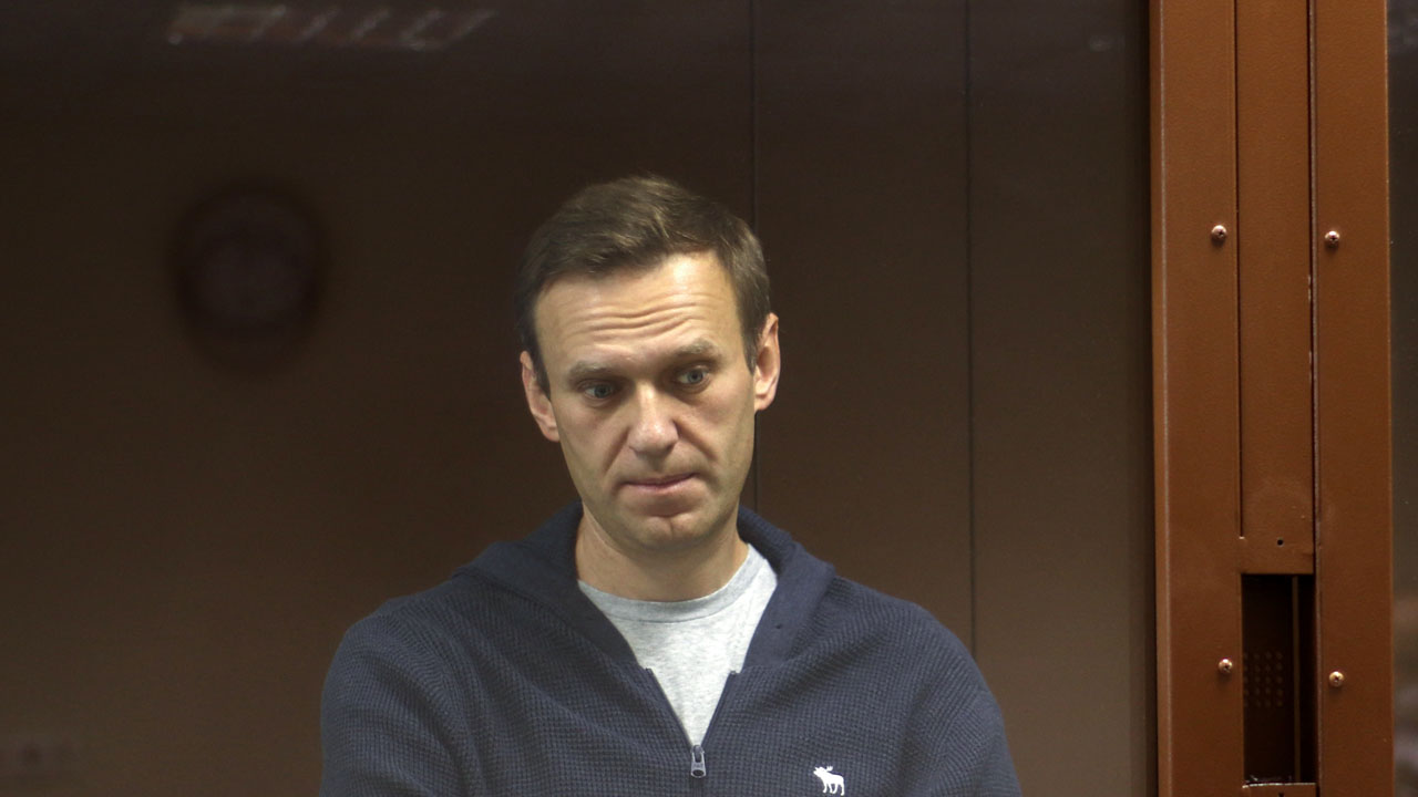 Navalny says placed in solitary confinement