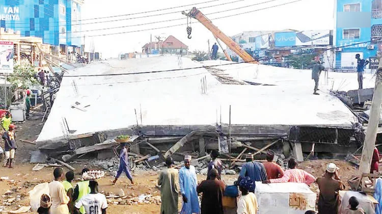 Building collapse: Ganduje revoked collapsed building land allocation