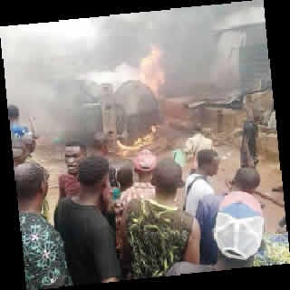 Tears as tanker explosion razes houses, churches, shops in Ogun