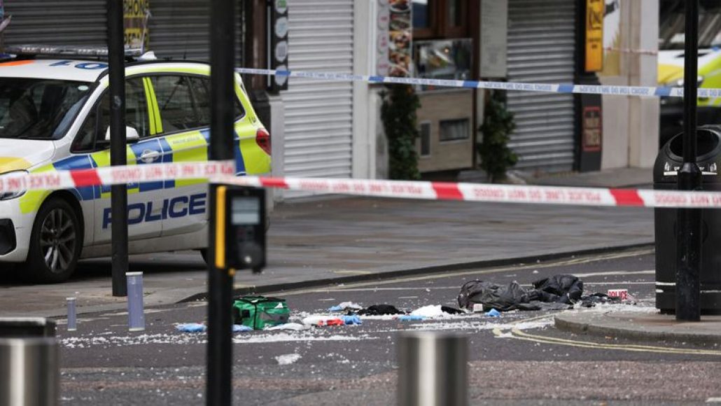 Man charged after police officers stabbed in London