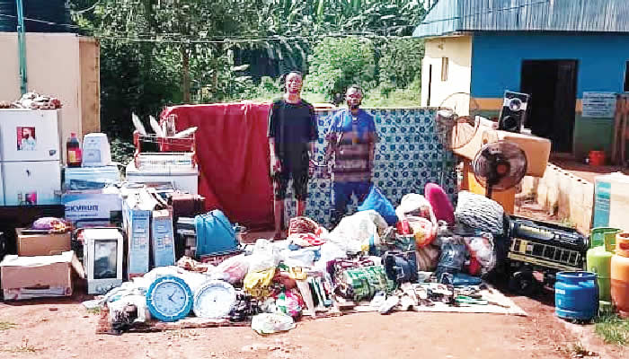 Serial burglars busted, 220 shoes, foodstuffs recovered