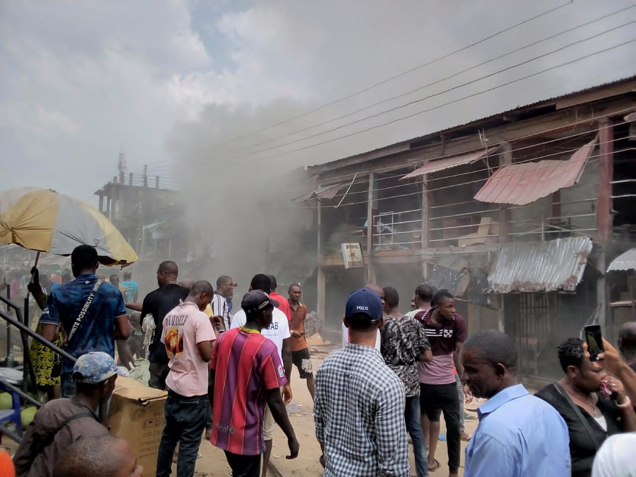 Anambra: Fire guts 80 shops