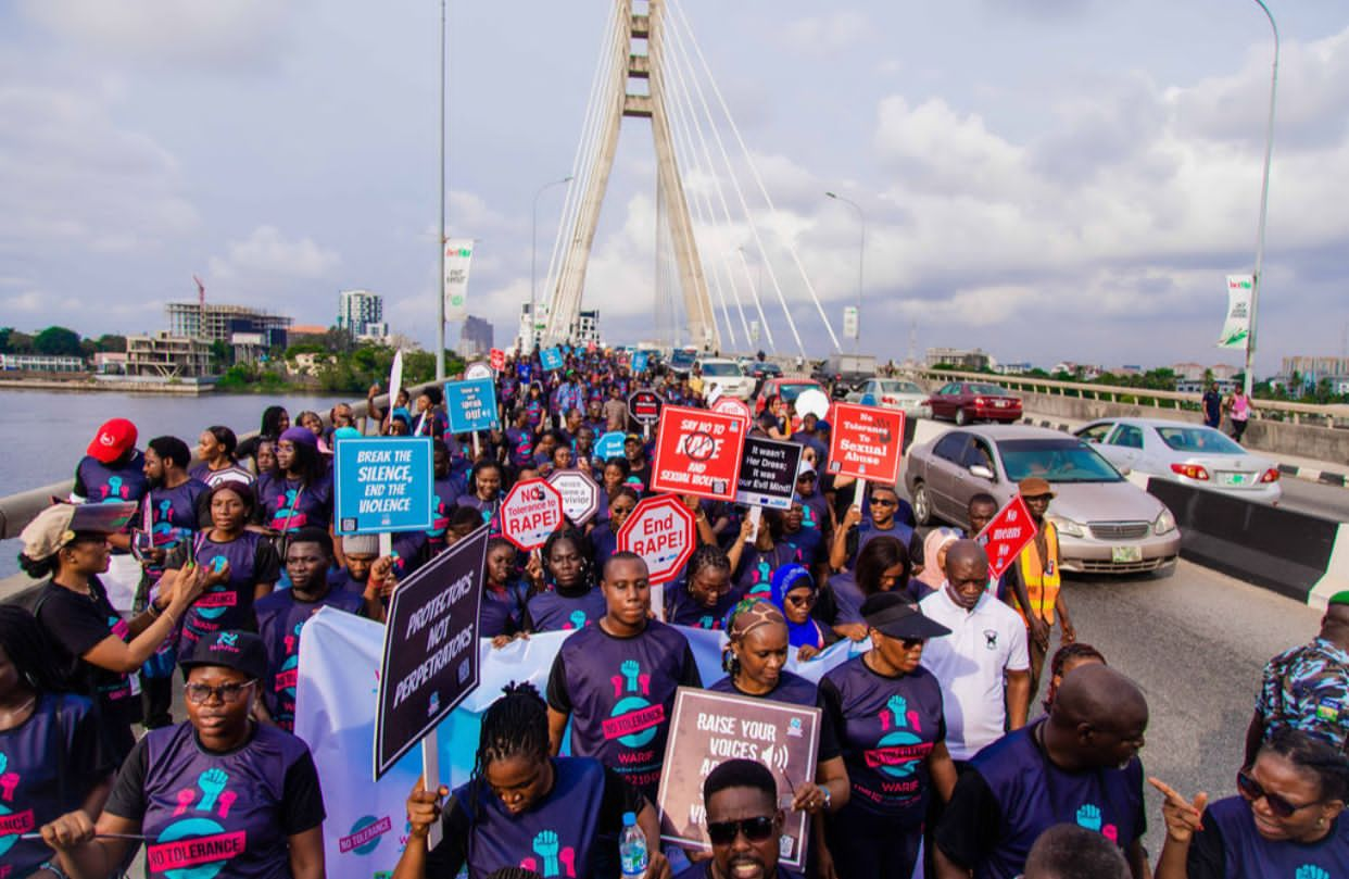 WARIF advocates end to domestic abuse, rape, sexual violence with 3km walk campaign