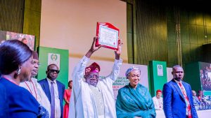 PICTORIAL: Tinubu, Shettima receive Certificates of Return