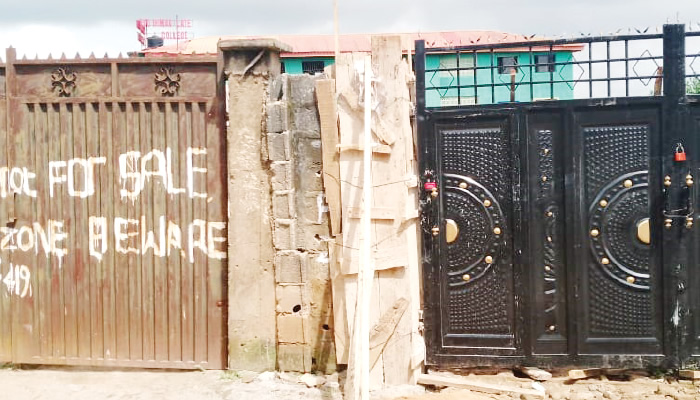 Unknown persons encroach on 78-year-old woman's Lagos property