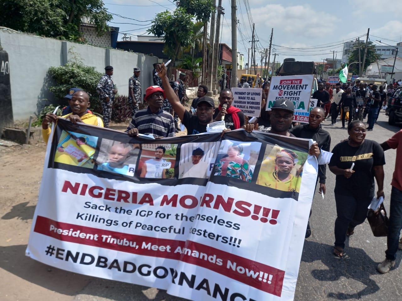 Extra-judicial killings: #EndBadGovernanceInNigeria protest organisers call for IG’s sacking