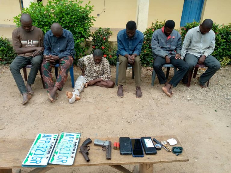 Police catches inter-state armed robbery gang in Osun