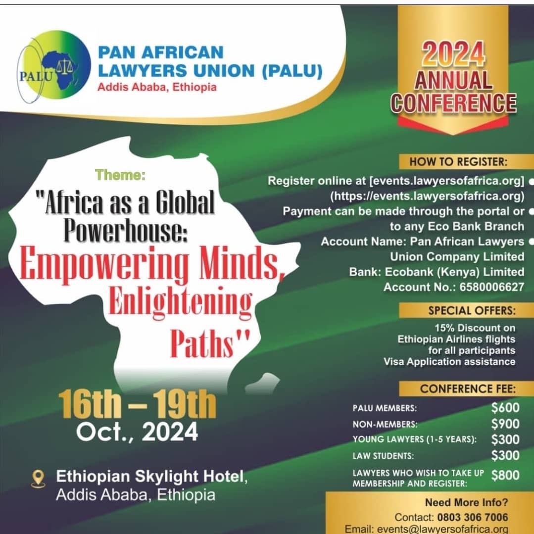 PALU holds annual Conference in Ethiopia, 16th -19th October