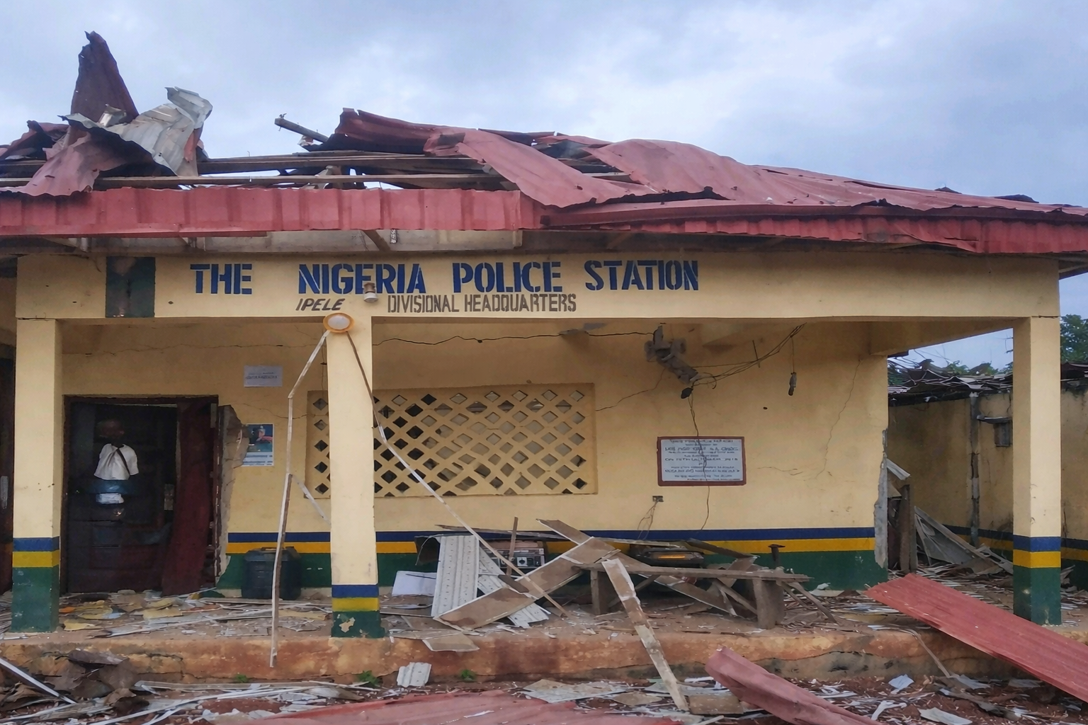 ID Police Station attacked by the gunmen in Ondo