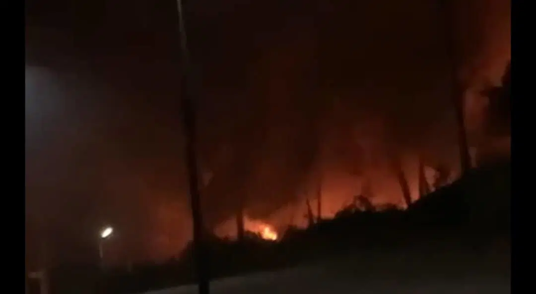 Tension as suspected bandits set police station ablaze in Ondo