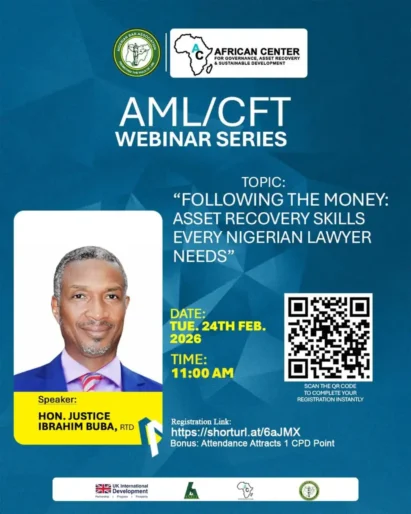 NBA, African Center hold Webinar to equip lawyers with asset recovery skills