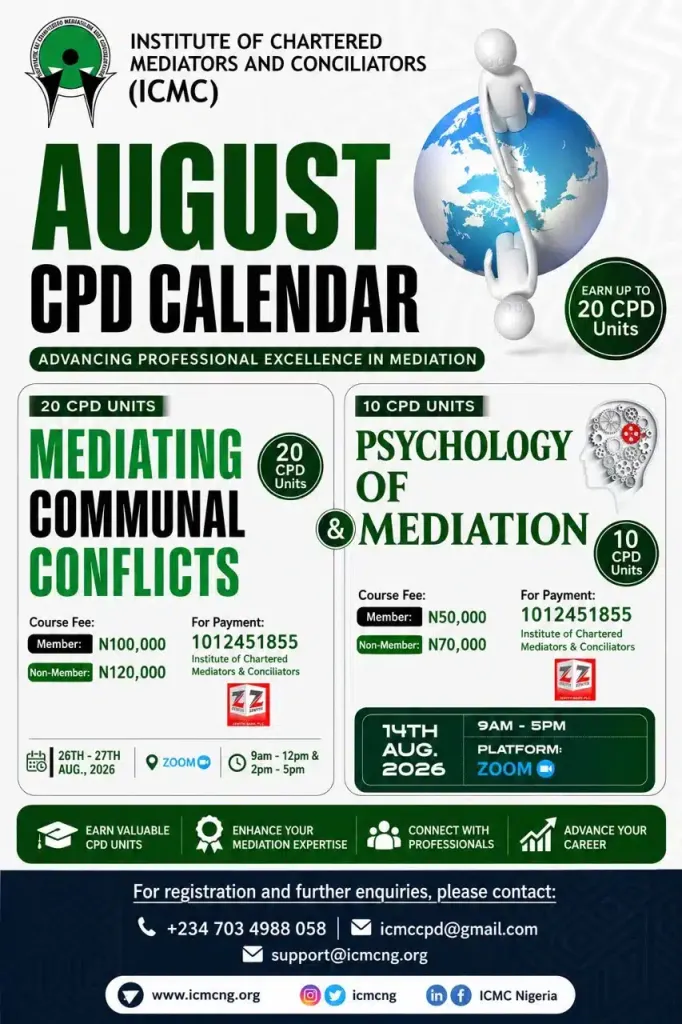 Training: Don’t Just Earn CPD Units—Build Mediation Skills Now!
