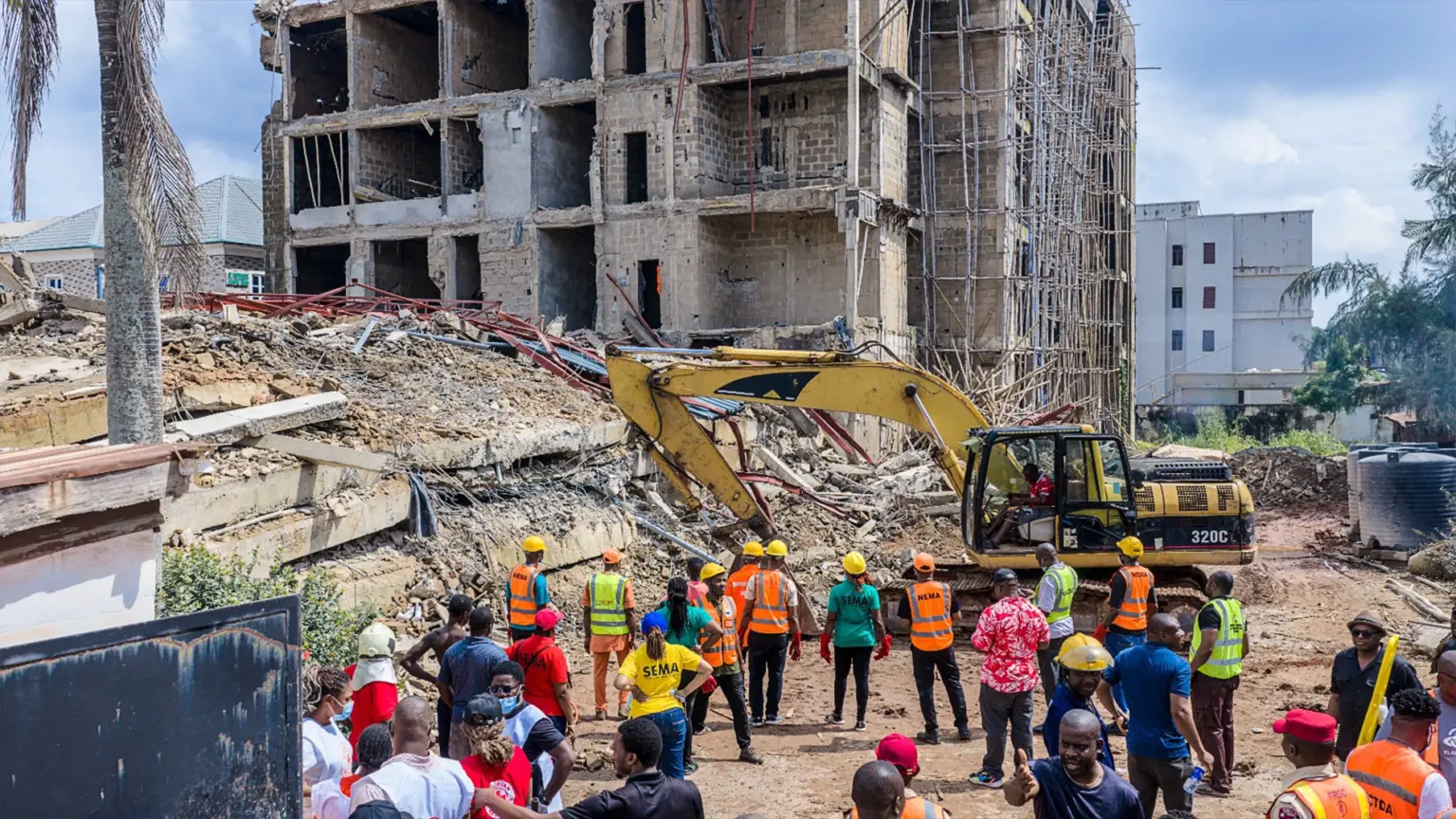 Sad: Building collapse kills one, injures four in Enugu